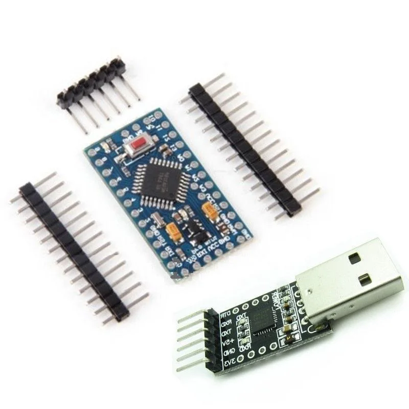 Pro Mini atmega328 5V 16M Arduino Compatible+CP2102 USB 2.0 to UART TTL module