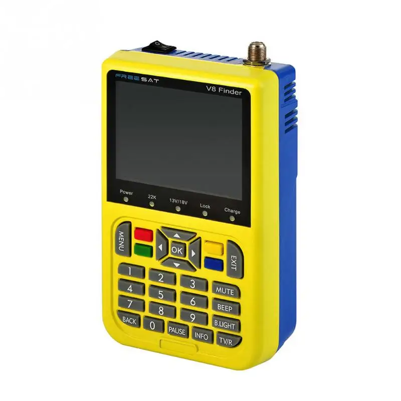 

High Definition Satellite Finder Fully DVB compliant Freesat V8 Satellite Finder MPEG-4 V8+USB WIFI Satellite Meter Finder