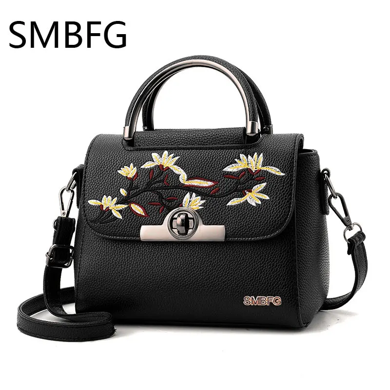 

women leather handbag PU Women Crossbody Bag Ladies Designer High Quality Handbags Female Embroidery handbag