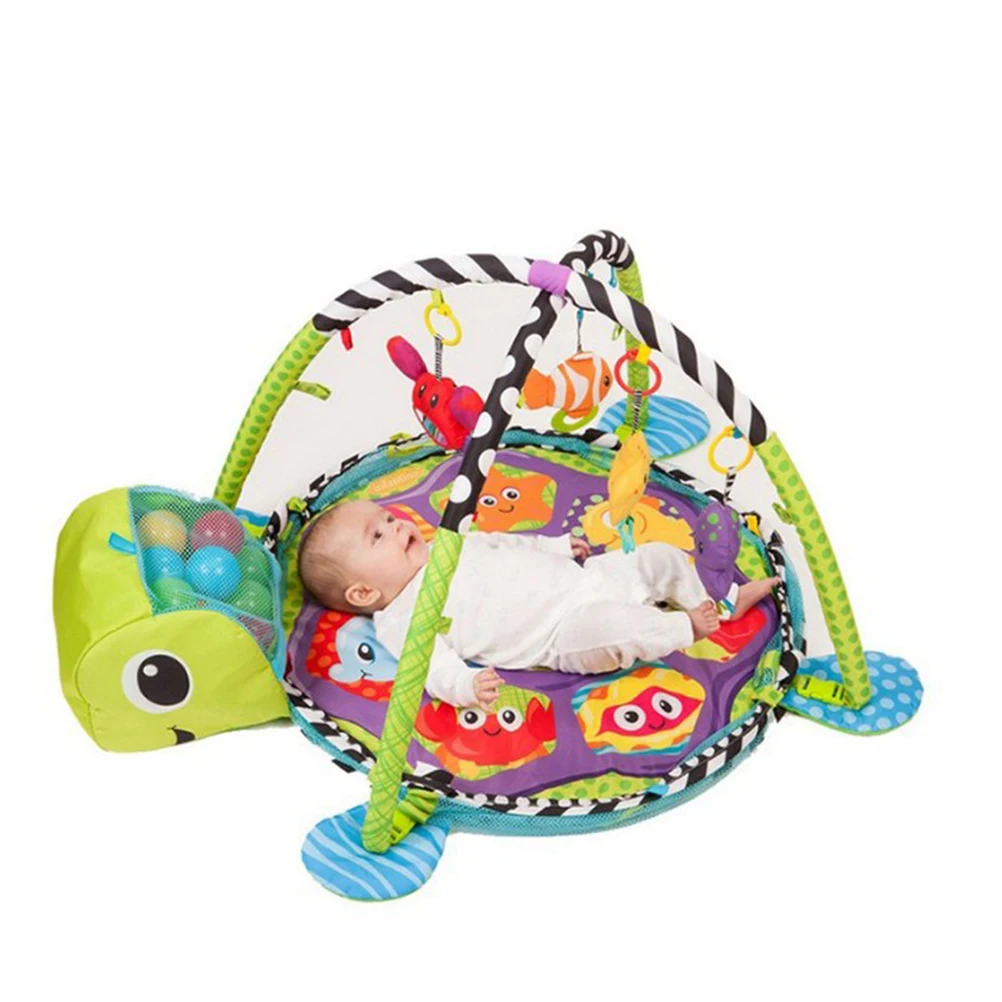 

Baby Game Urine Protective Mat Crawling Rug Games Carpet Baby Soft Toy Play Frame (Tortoise)