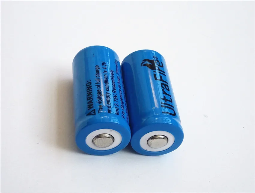 LC 16340 1200mah 3,6 V 3,7 v литий-ионные аккумуляторные батареи с бесплатным зарядным фонариком ego-t батарея