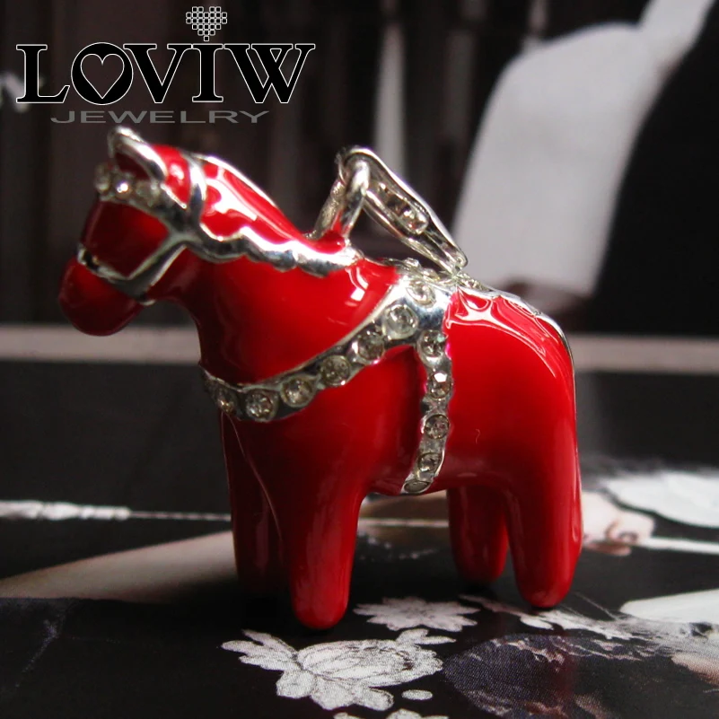 Трехмерная Dalecarlian Подвески в виде лошадок, Dalarna подвеска с изображением лошади Европа Томас Сабор хорошие украшения для женщин подарок в серебре