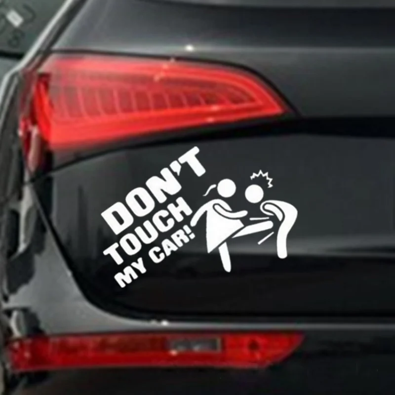New Don't Touch My Car For Car Sticker Personality And Funny Car Body
