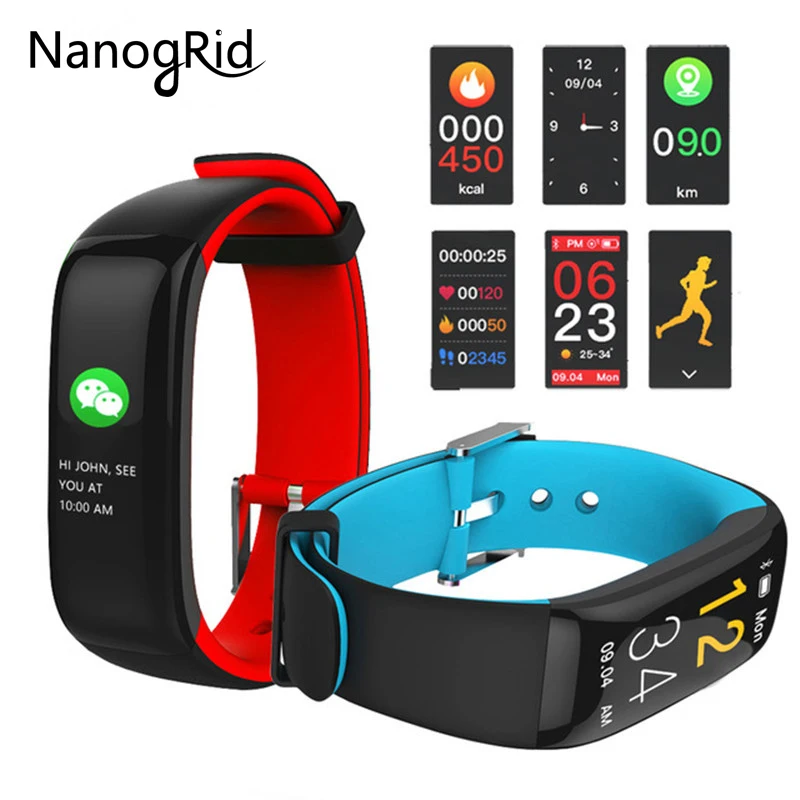 

Smart Band IP67 Waterproof Heart Rate Blood Pressure Monitoring With Color Display Sport Smart Bracelet Men's women's watch
