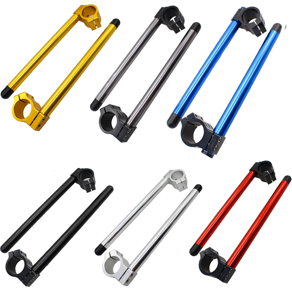 

For Honda CBR1000RR 2004-2010 09 08 07 06 05 Aluminum Motorcycle Clip On Raiser Regular Fork Handle Bars Handlebar 50mm Clip ons