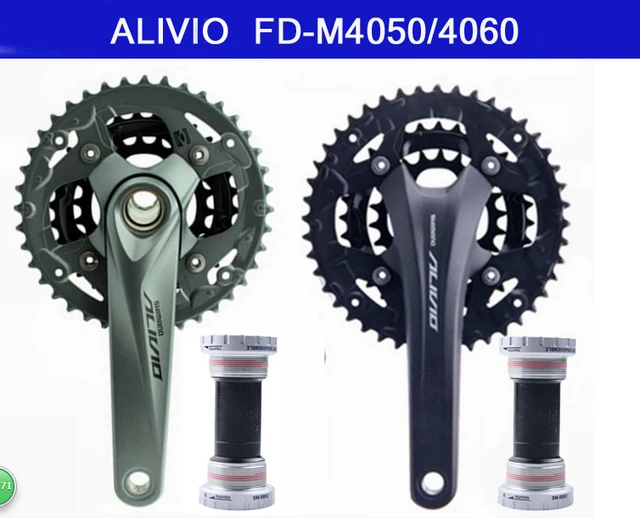 SHIMANO ALIVIO 4000/4050/4060MTB Mountain Bike Crank Gear Set Bicycle