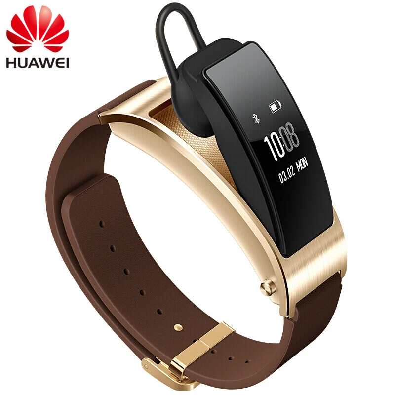 Оригинальный Смарт браслет Huawei TalkBand B3 смарт с функцией разговора звонков Bluetooth