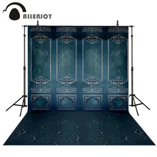 Allenjoy fondo para foto azul oscuro vintage pared de ladrillo FONDO EUROPEO impreso cabina de estudio fotográfico profesional