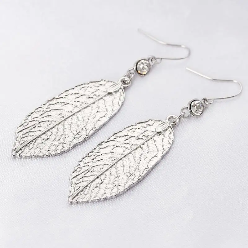 Vintage Leaf Earring New Design Bohemian Stud Earrings Leaves Charm