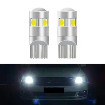 

2Pcs T10 W5W 194 168 LED Light Bulbs For Car Interior Accessories Dome Instrument Panel Trunk Signal Lamp Reading Door Light 12V
