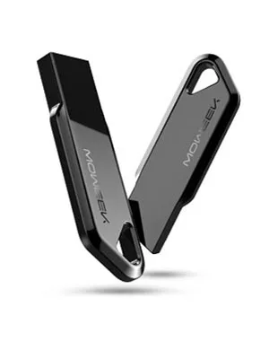 Moweek, металлическая USB флеш-карта, 16 ГБ, 32 ГБ, 64 ГБ, флешка, 128 ГБ, USB флешка, бизнес флеш-диск USB 2,0, 8 ГБ, u-диск для автомобиля, oem, логотип на заказ - Цвет: Black
