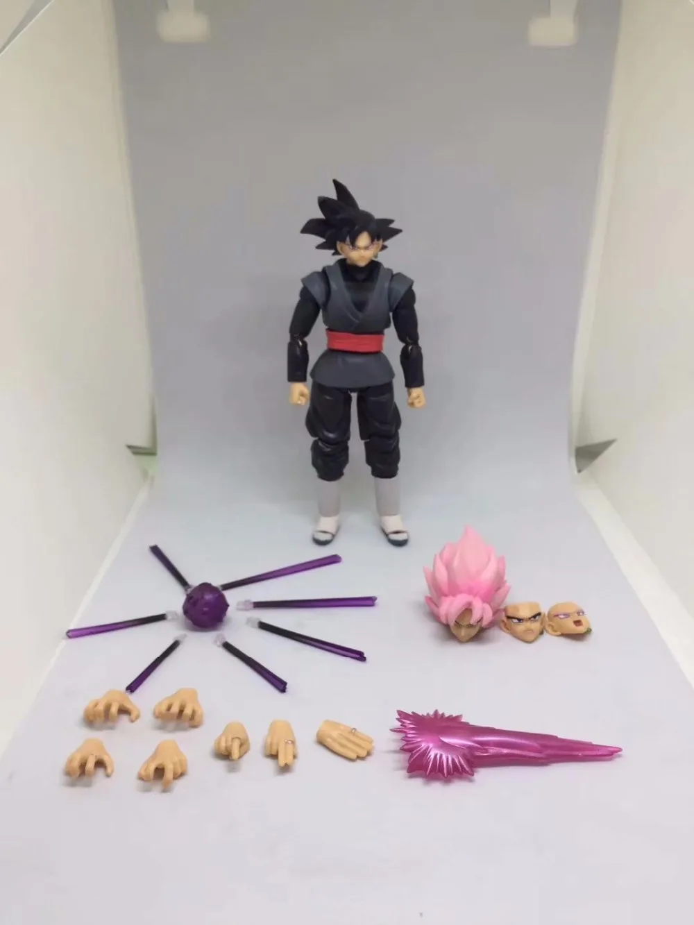 Dragon Ball Z Сон Гоку розовый черный Zamasu Joint мобильность ПВХ фигурка подвижная Коллекция Модель 14 см