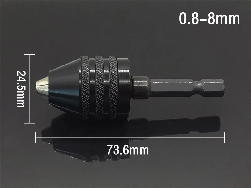 1 шт. 1/4 ''без ключа шестигранный хвостовик 0,3-3,6/6,5/0,8 мм быстрой патрон штекер переходник изменения Дрель Ручка конвертер сверло деревообрабатывающий инструмент