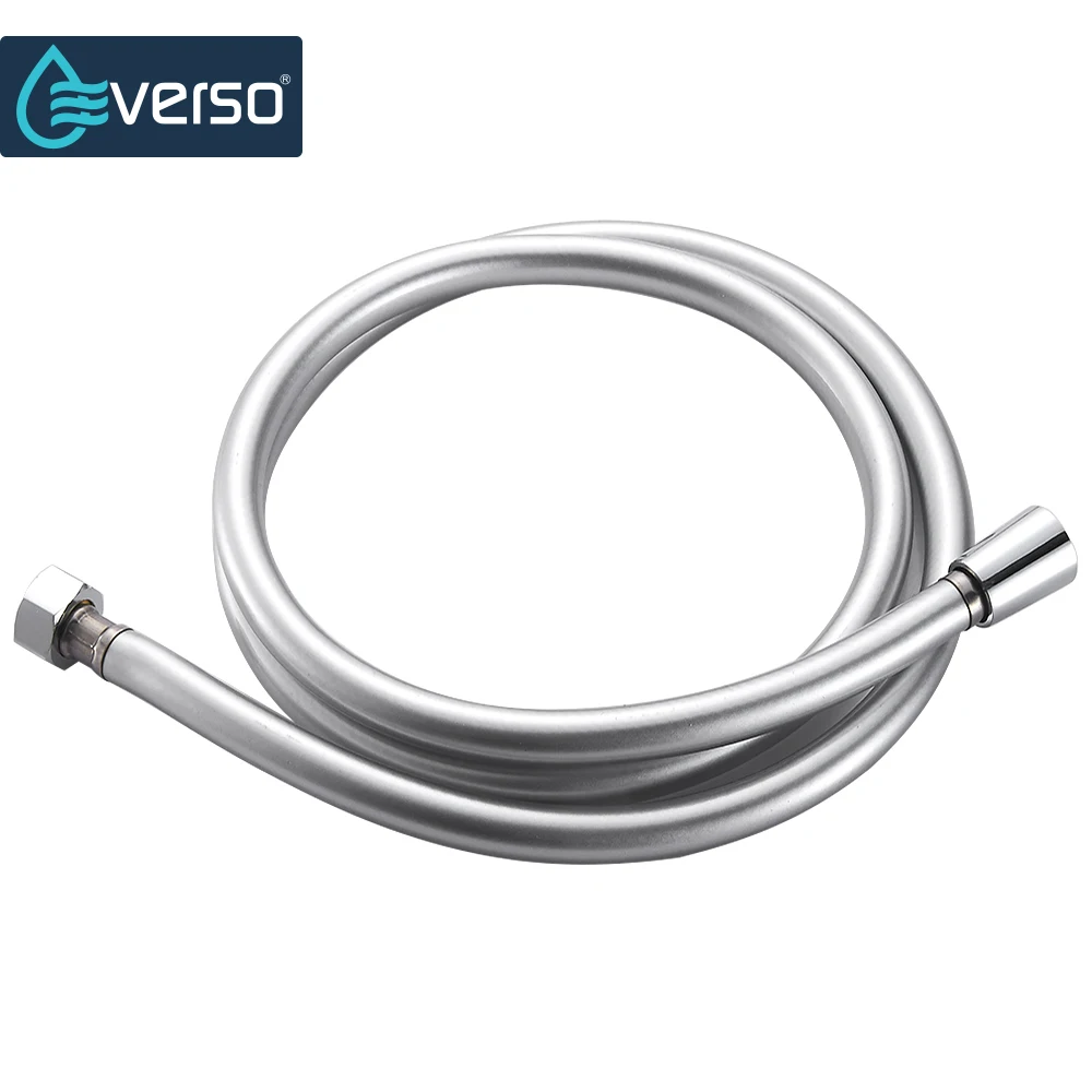 EVERSO عالية الجودة 1.5 m PVC خرطوم استحمام مرن حمام دش مجموعة اكسسوارات واقية من الانفجار أنابيب