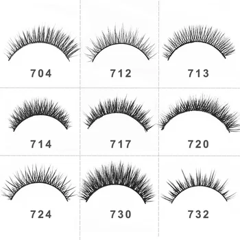 

False Eyelashes Demi Wispiness Cilios De Mink Lashes 3D Faux Cils Natural Mink Fan Eyelash Extensions Handmade Lashes HP1149