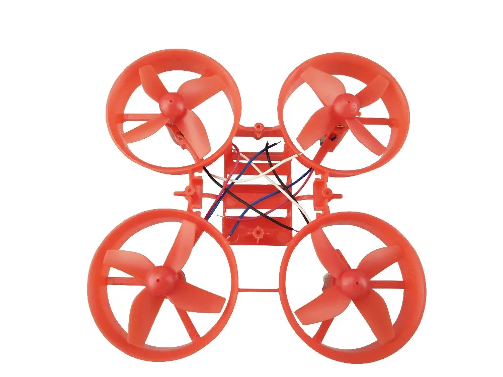 DIY Tiny Whoop RC Drone JJRC H36 Eachine E010 Frame Kit Propeller Brush Motor Propeller Spare Parts                             -1 (7)