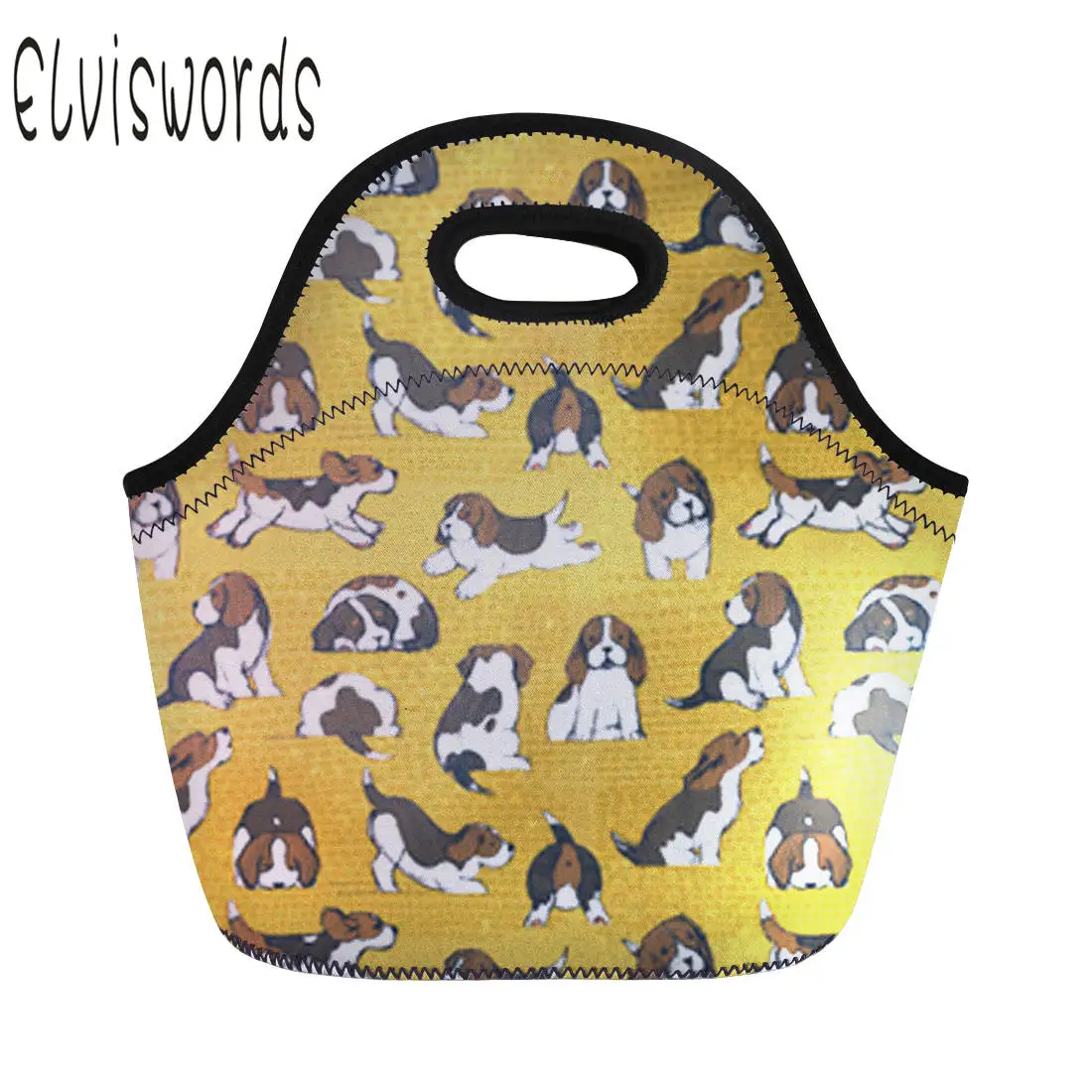 Beagles Pet Dog ланч-мешок для девочек Термоизолированный Ланч-бокс для школы детская сумка для пикника для женщин - Цвет: ZJZ045