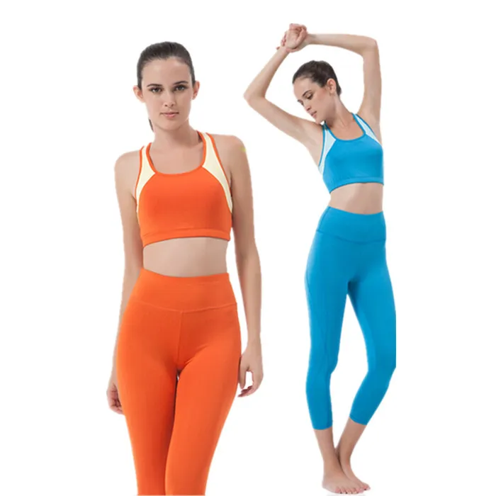 Yoga Set Kundalini Yoga Clothes Orange Blue Clothing For Sports
