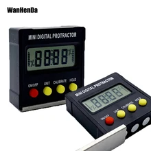 360 Degree Mini Digital Protractor inclinometer Inclinometer Electronic Level Box Magnetic Base carpenter tools Goniometer