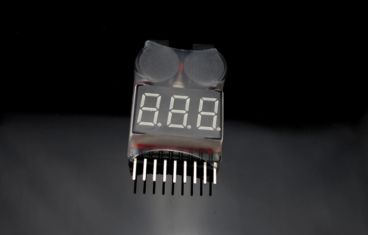 

Advanced 1S-8S LED Low Voltage Alarm Lipo Battery Indicator Checker Tester For RC Model Airplane Multicopter Octocopter
