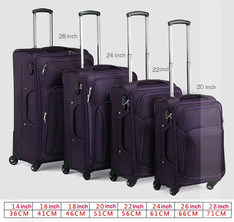 telescopic handle luggage
