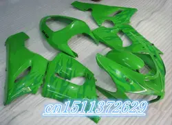 Dor-Лидер продаж черно-зеленые языки пламени средства ухода за кожей для KAWASAKI ZX6R 05 06 ZX 6R 05-06 ZX-6R 2005 2006 2005-2006 ABS обтекатель самостоятельного
