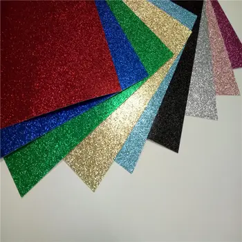 

Colorful glitter paper diy craft christmas decoration