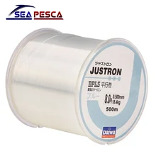 SEAPESCA 500 м супер сильная нейлоновая рыболовная леска Daiwa 6-40LB японская моноволоконная леска 6 цветов рыболовные снасти для ловли карпа JK342