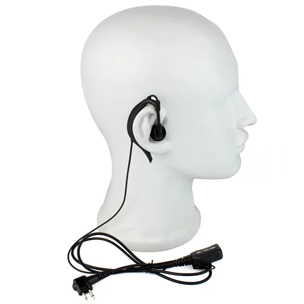 EAL002 Radio Headset 10pcs Volume Adjustable Walkie Talkie Earpiece PTT Mic for