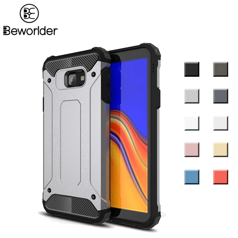 Чехол beworld для samsung Galaxy J4 Core J410 двухслойный ТПУ ПК полная защита бронированный