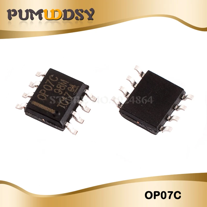 

10PCS OP07 OP07C OP07CDR SOP8 Operational Amplifier Low Noise Bipolar Op Amps