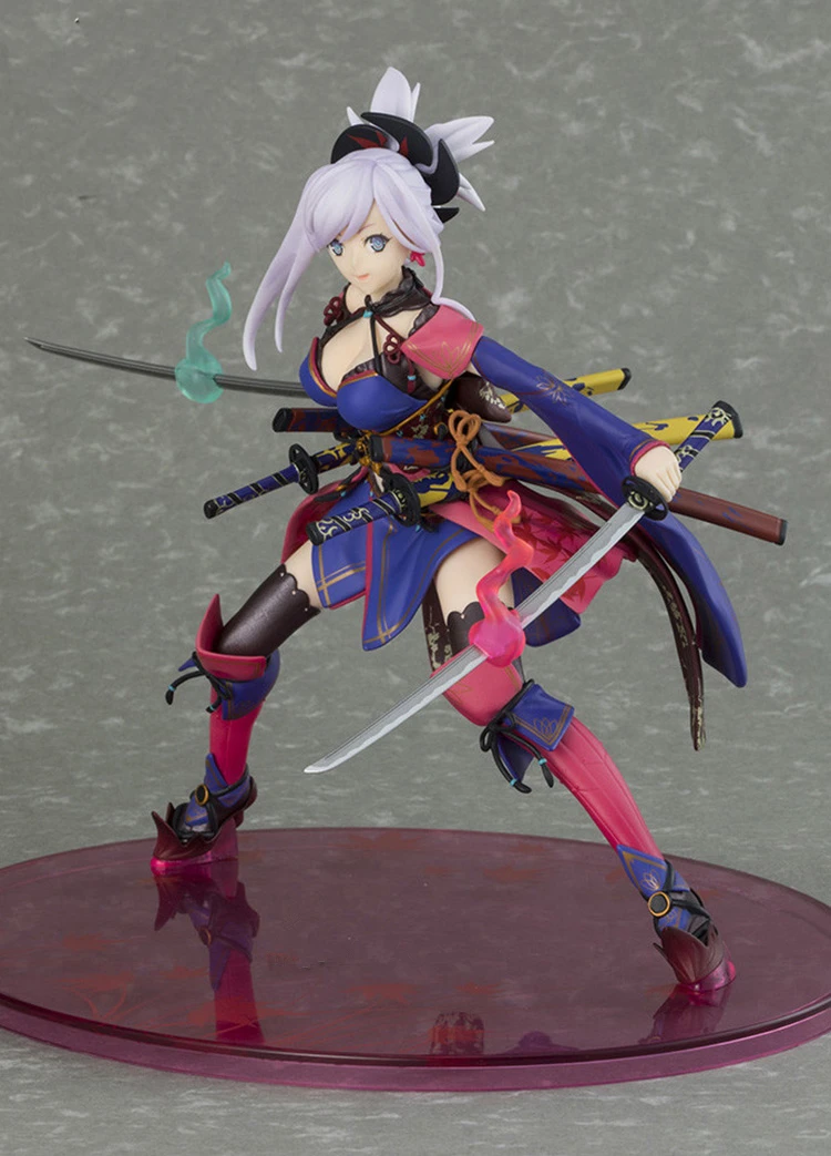 Японское Оригинальное Аниме Фигурка FGO fate saber Miyamoto Musashi фигурка Коллекционная модель игрушки для мальчиков