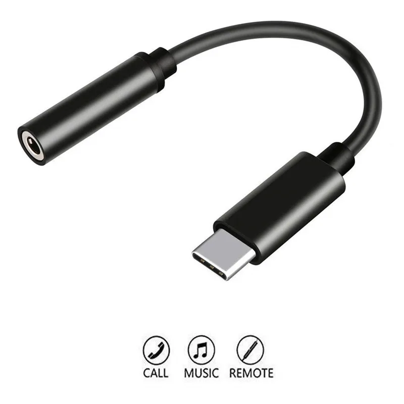 

Headphone Jack Adapter USB Type C to 3.5 mm Aux Converter Earphone cable Audio female For Google Pixel 2/XL Samsung S10+/S10/LG