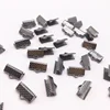 Wholesale 6/8/10/13mm Metal Crimp End Fold Over Clasps Cord End Clips DIY Jewelry Making ► Photo 3/6