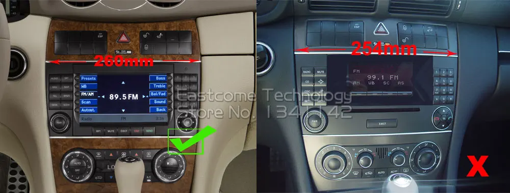Sale Pure Android 6.01 Car DVD for Mercedes-Benz C Class W203 CLC Class CLC W203 CLK Class W209 With Octa Core Radio Bluetooth 1