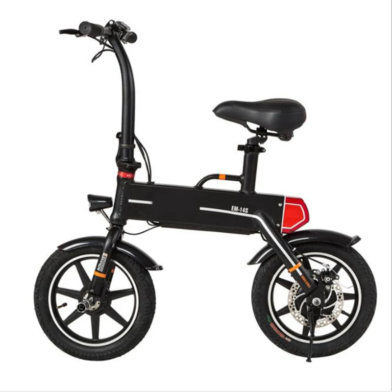  2018 new 14 inch electric bicycle foldable waterproof one body adult city electric bicycle