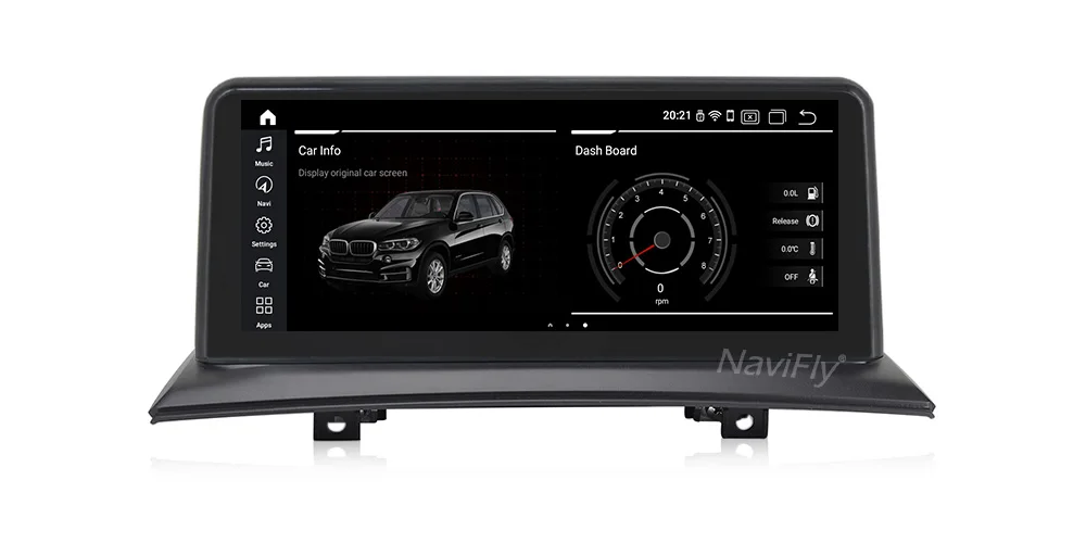 NaviFly 4 Гб ОЗУ ips Android 9,0 автомобильный мультимедийный плеер gps навигация для BMW X3 E83 2004 до 2010 автомобиль без экрана