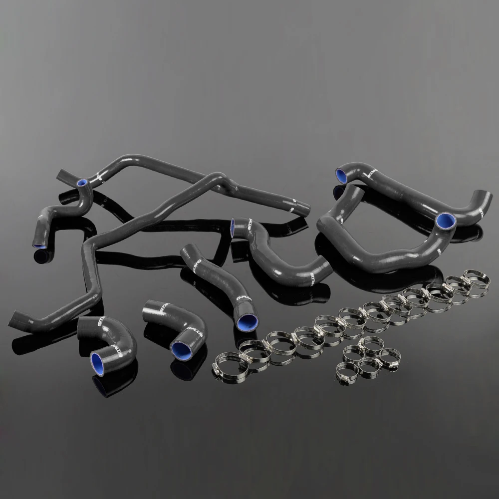 8PCS For BMW E30 M20 325 325i 6cy 1988 1993 Silicone Radiator Hose Pipe