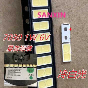 

200PCS For SHARP LED TV Application LED Backlight High Power LED 1W 6V 7030 Cool white LCD Backlight for TV