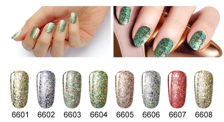 Elite99 30 мл Bling Звездное гель лак для ногтей Soak Off UV сияющий блеск штамповки DIY дизайн полу Перманентный лак