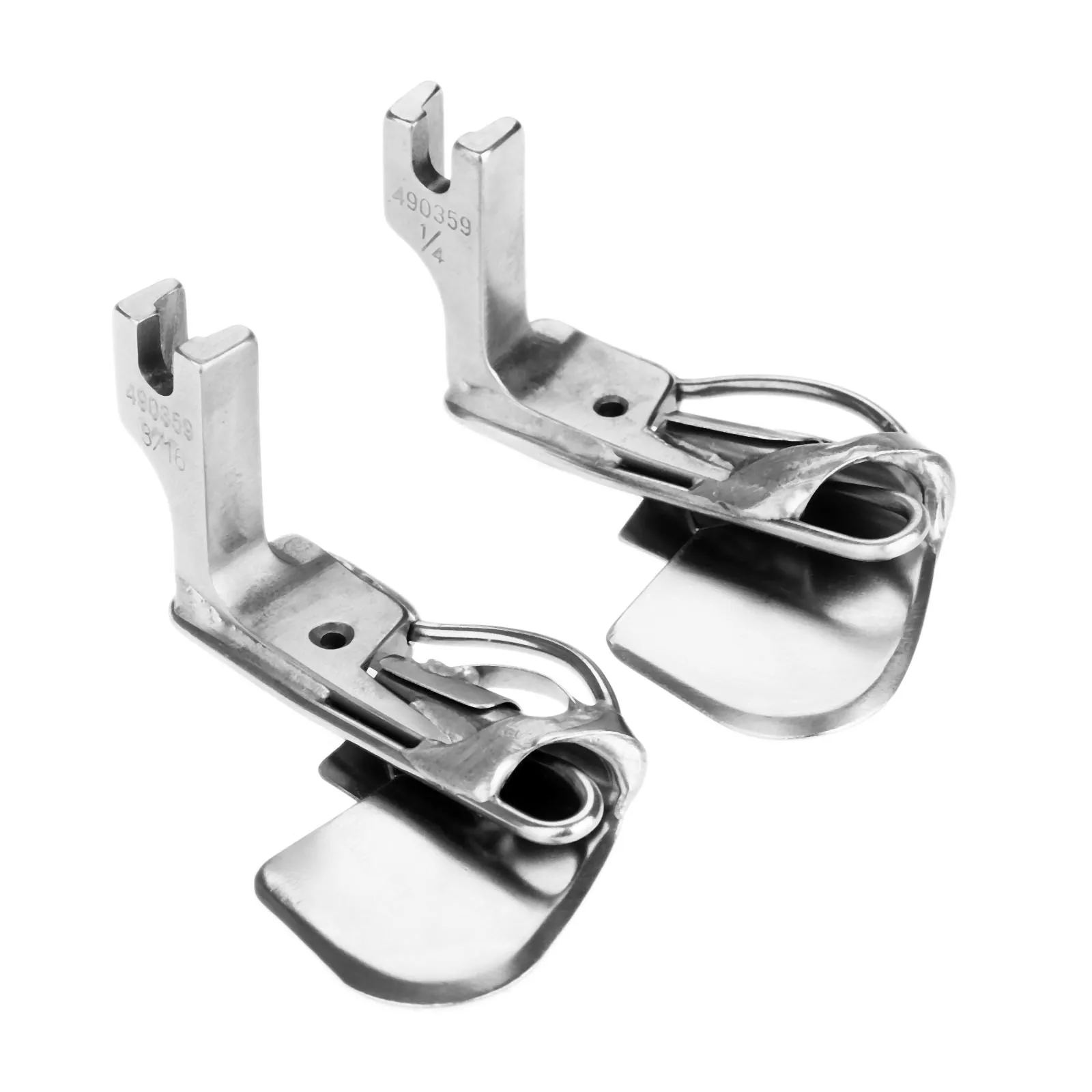 

490359 Industrial Sewing Machine Hemmer Presser Foot Sewing Machine Part For Industrial Flat Car Parts Flat Car Foot 3/16" 1/4"