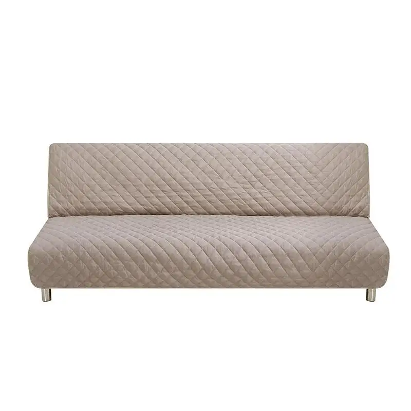 Скандинавский сплошной цвет диван плюшевый защитный чехол для дивана Чехлы для дивана стеганый саржевый диван подушка ткань Нескользящий диван полотенце - Цвет: Orange