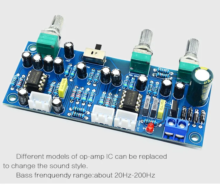 CIRMECH 2,1 канальный сабвуфер предусилитель доска фильтр низких частот предусилитель доска NE5532 фильтр низких частот предусилитель басов