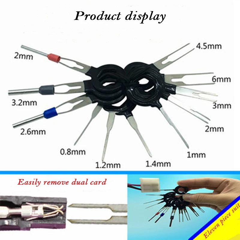 Авто автомобильная проводка Подключите Терминал набор инструментов для удаления для Toyota Avensis Rav4 Audi Q5 A6 Lifan X60 Renault Captur Skoda Yeti Ford Mondeo