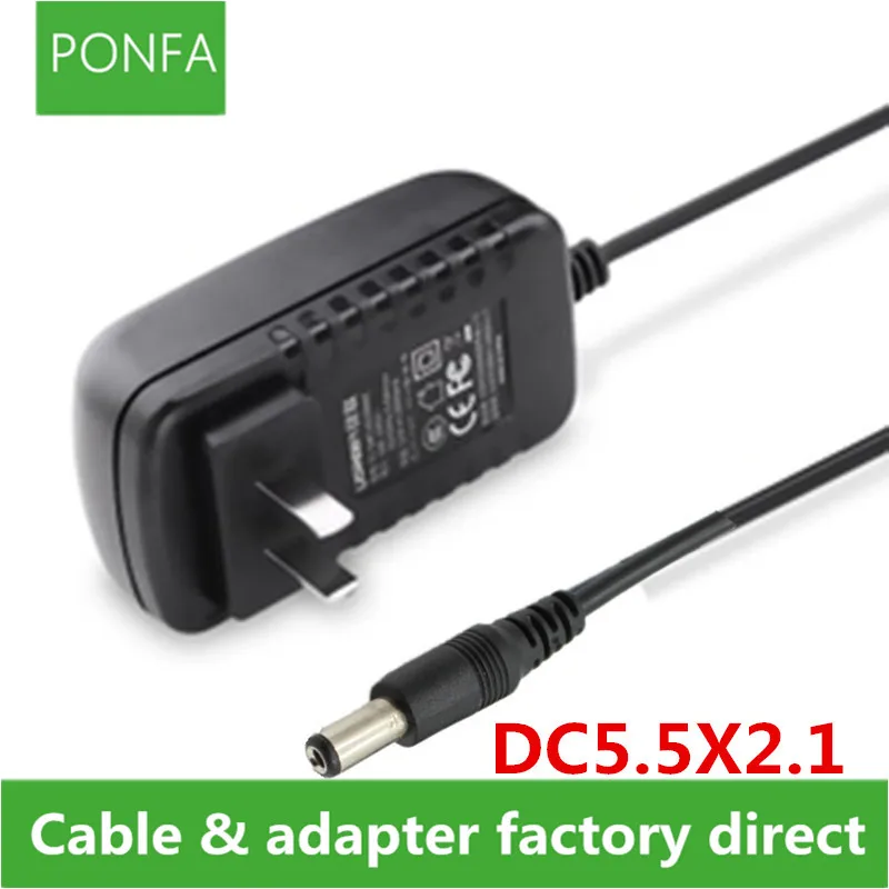 AC DC адаптер DC 9 V 1A 5,5*2,1 AC 110-220 V переходник адаптер Зарядное устройство блок питания США штекер для роутеров и камер наблюдения
