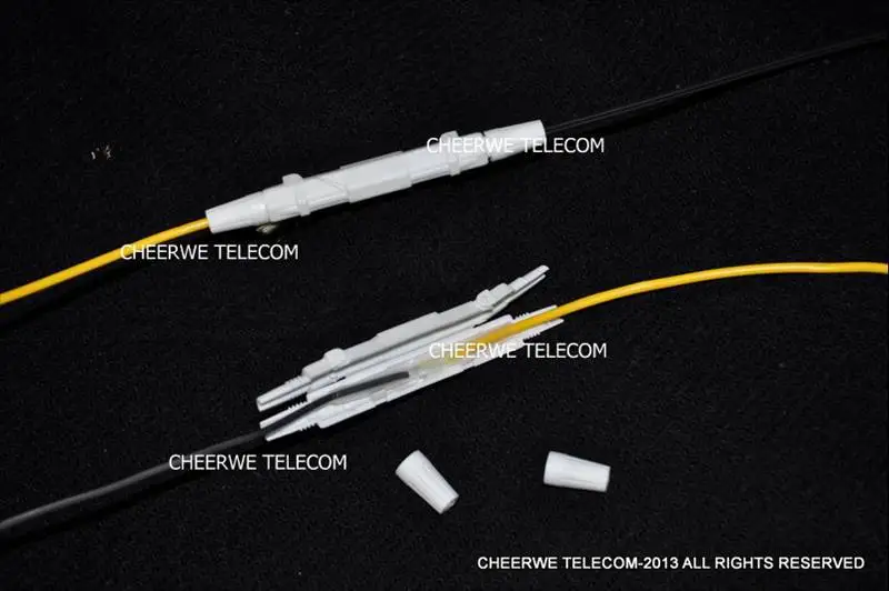 Cheerwe FTTH 1 F.O. Fiber Optic Mini Drop Cable Splice Kit 1 Fibres