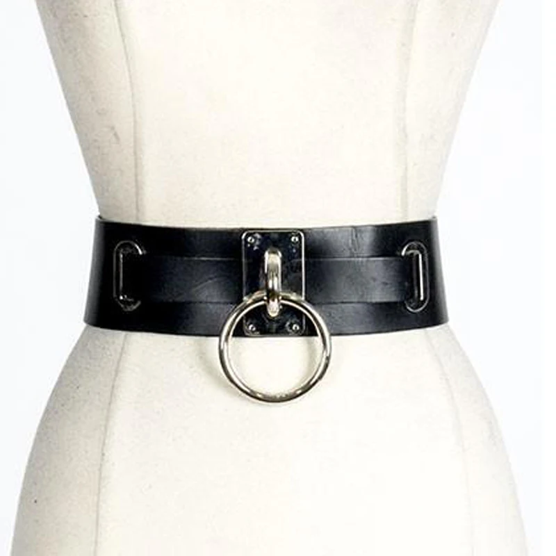 Ремень ручной работы для мужчин и женщин кожаный пояс в стиле стимпанк с шармами