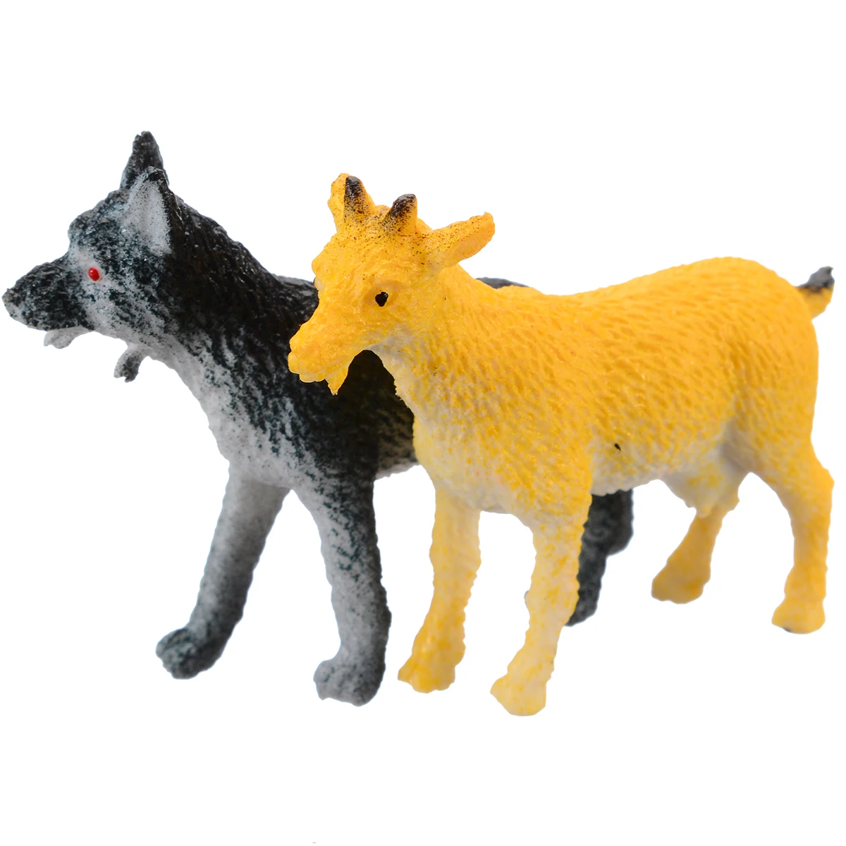 12Pcs/set Plastic Wild Farm Yard Animals Model Pig Cow Horse Dog Cat Kids Toys Set Toy Gift