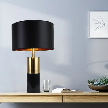 Günstige Schlafzimmer Nacht Fernbedienung Led Schreibtisch Lampe Einfache Moderne Nordic Marmor Kreative Tisch Lampen Studio Wohnzimmer Designer Lampen