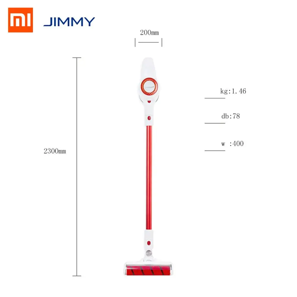 Xiao mi JIMMY JV51 ручной беспроводной пылесос портативный циклонный фильтр 115AW